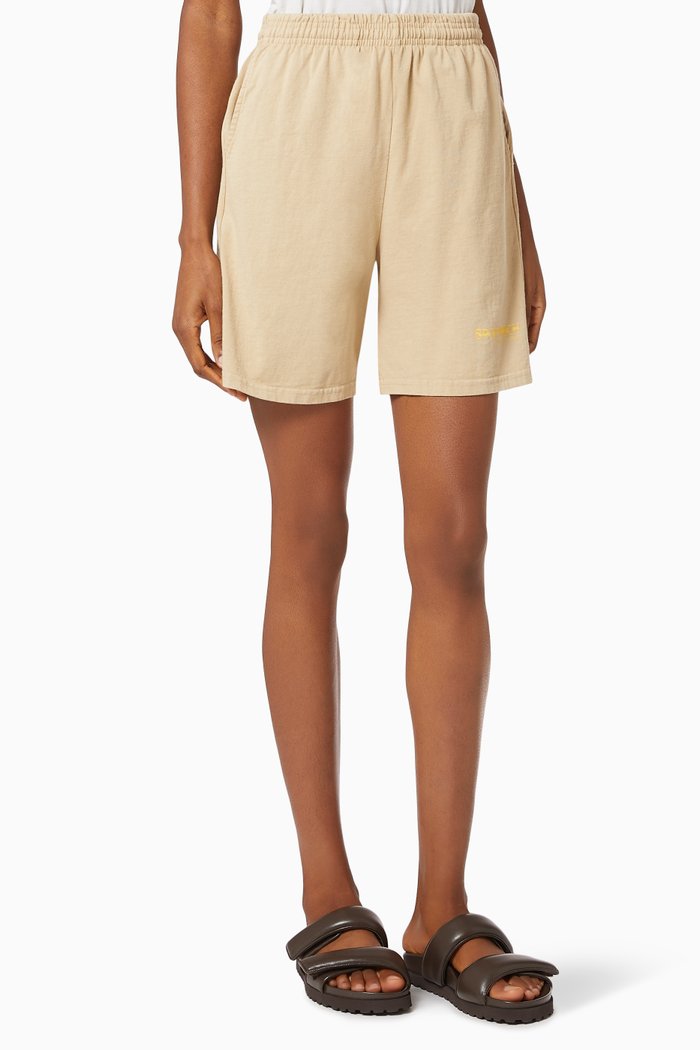 

Science Shorts in Cotton, Brown