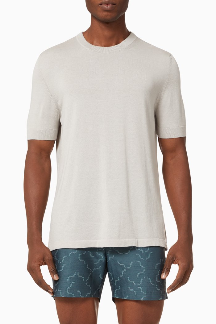 

Joaquim Knit T-shirt in Cotton and Silk, Neutral