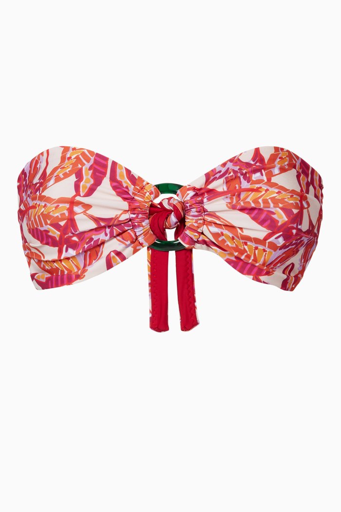 

Bruna Bandeau Bikini Top, Pink