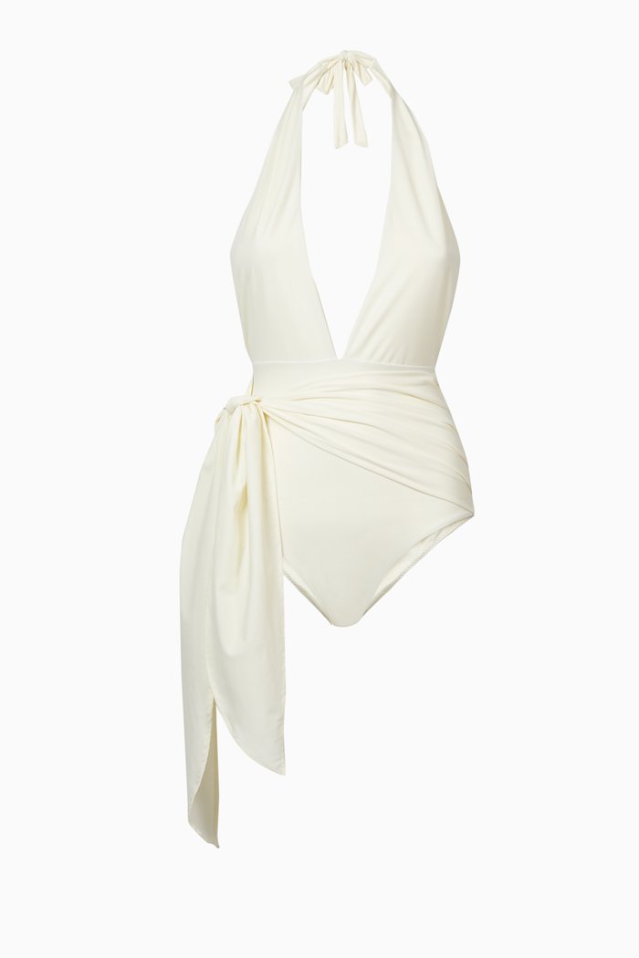 

Paloma Stretch Nylon Bodysuit, Neutral