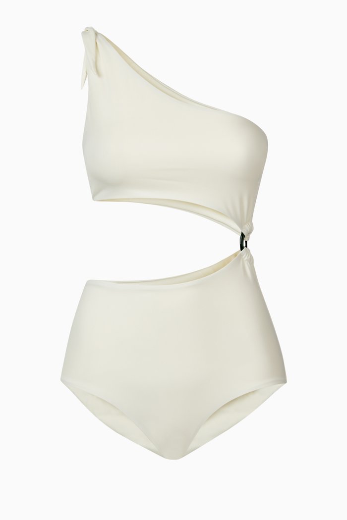 

Lucia One-Piece Swimsuit, Neutral