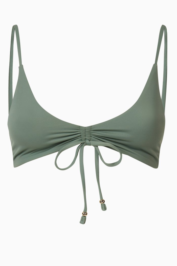 Roberta Bikini Top, Brown