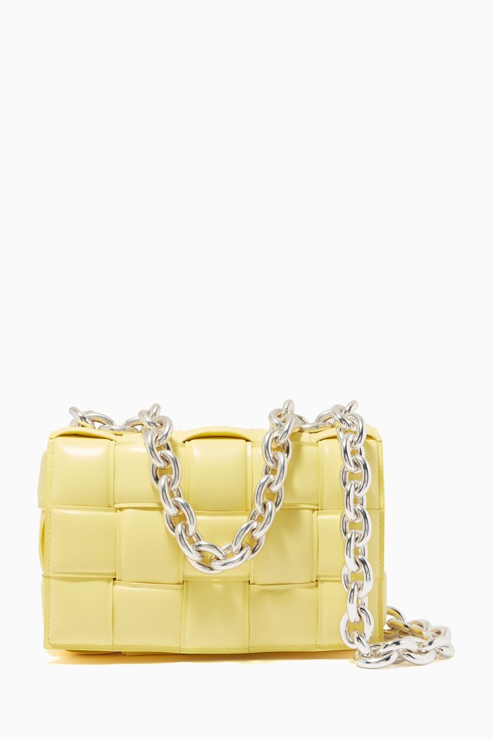 

The Chain Cassette in Nappa, Yellow