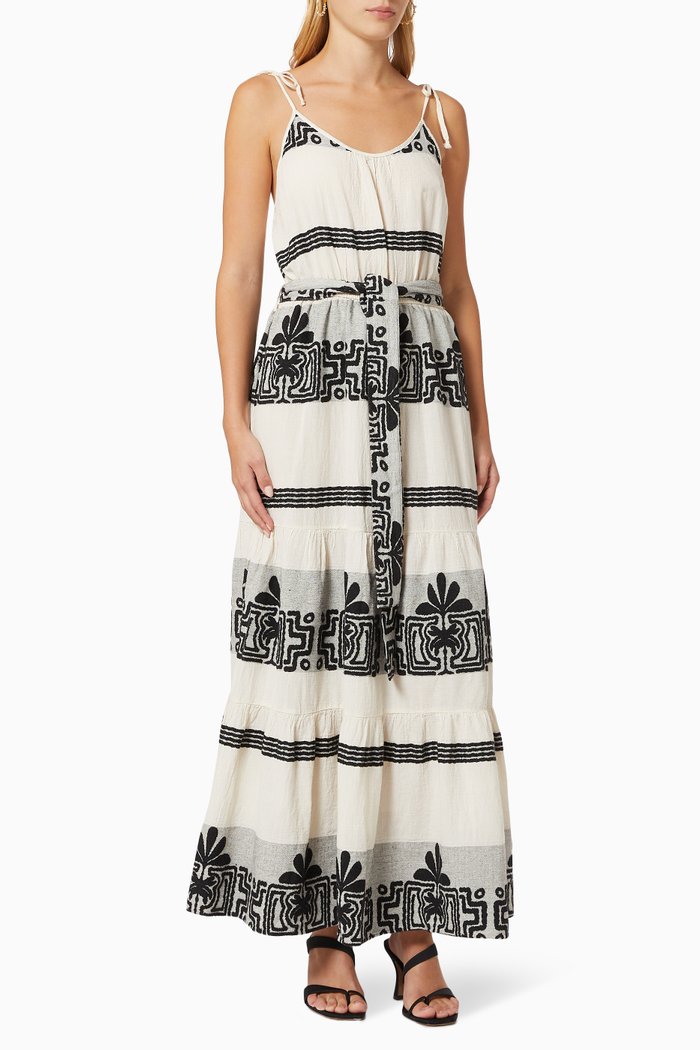

Zakar Cotton Maxi Dress, Black