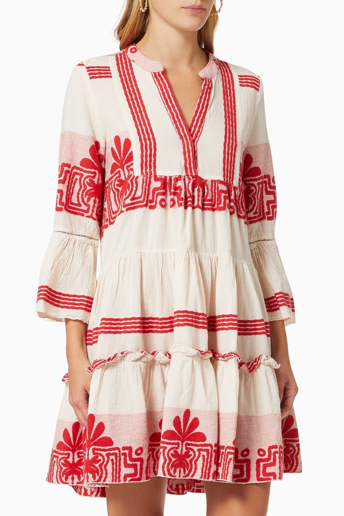 

Zakar Cotton Mini Dress, Red