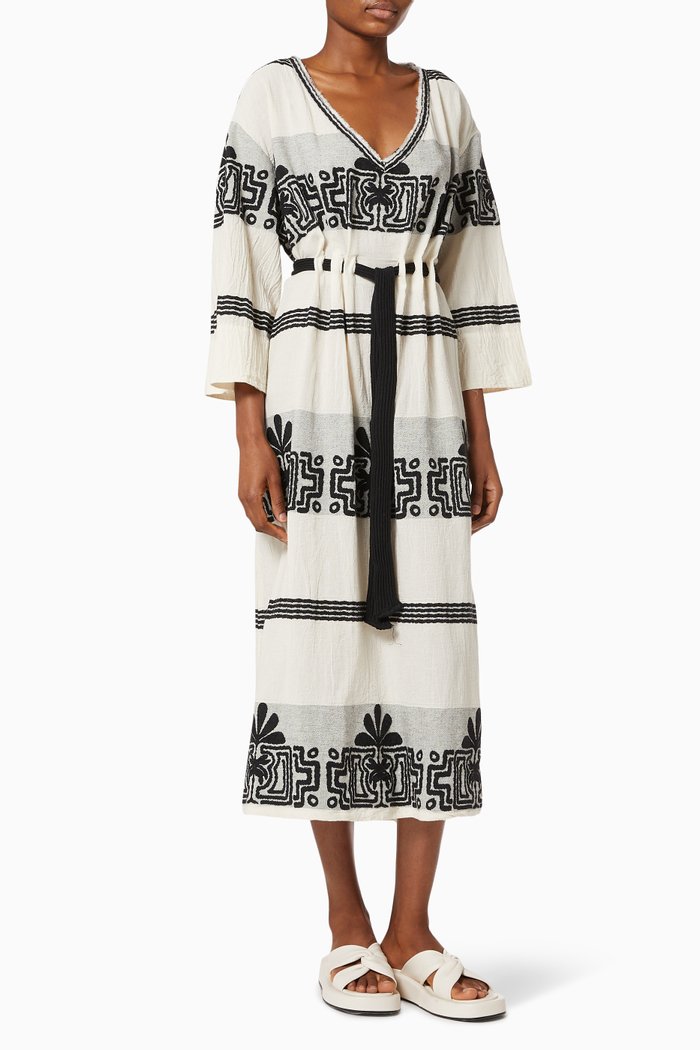 

Zakar Cotton Midi Dress, Black