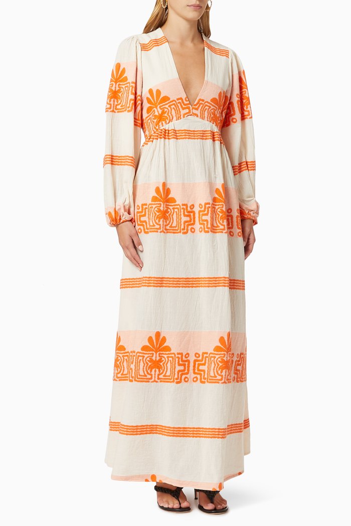 

Zakar Cotton Maxi Dress, Orange