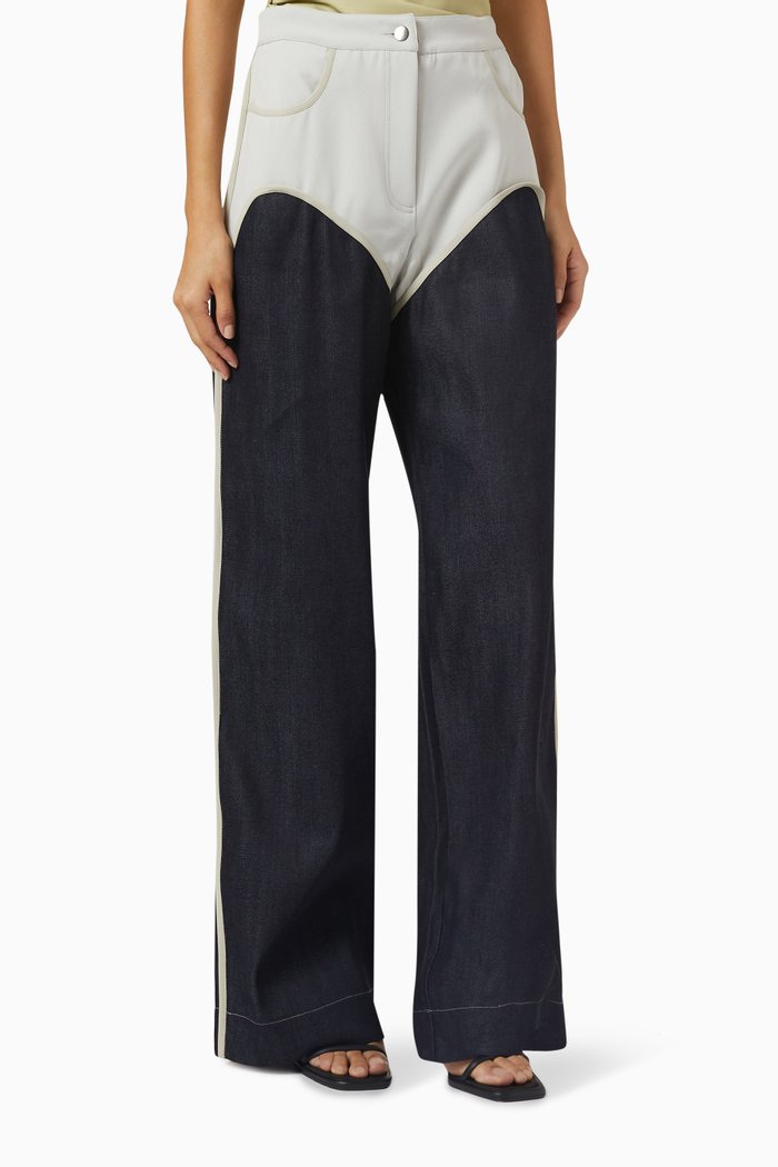 

05 Cowboy Jeans in Bonded Japanese Denim, Blue