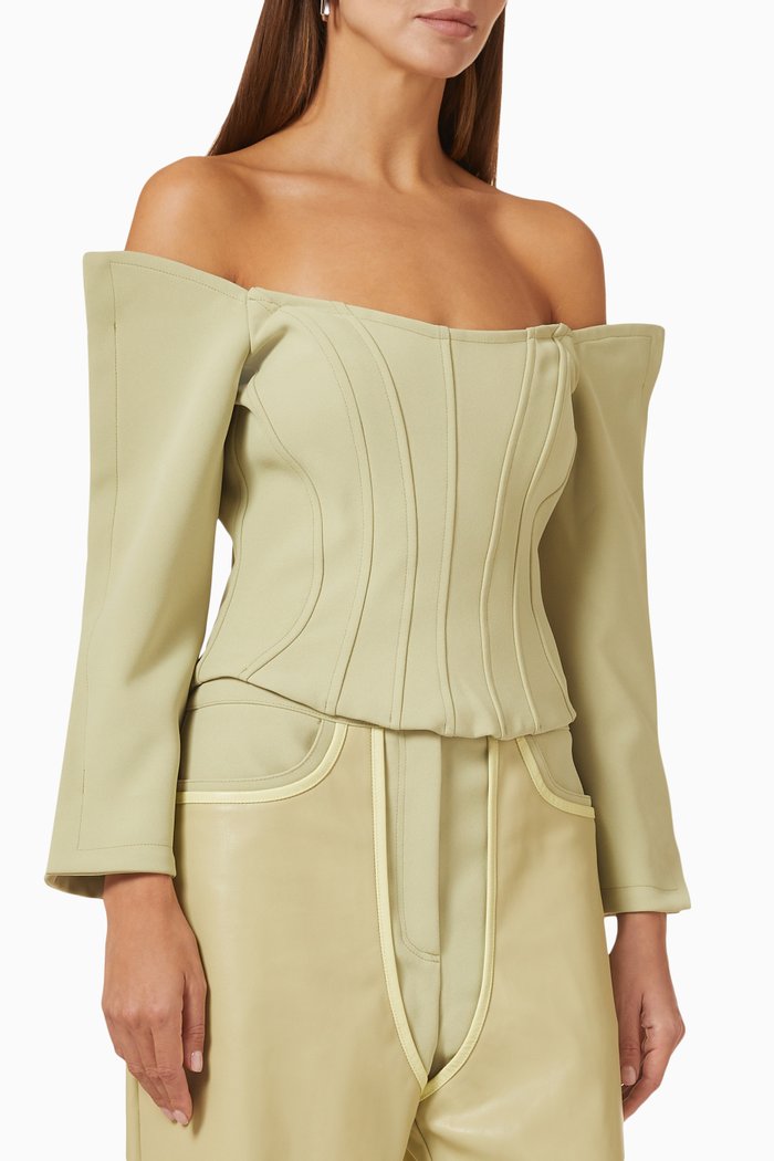 

Henry Bodice Top, Yellow