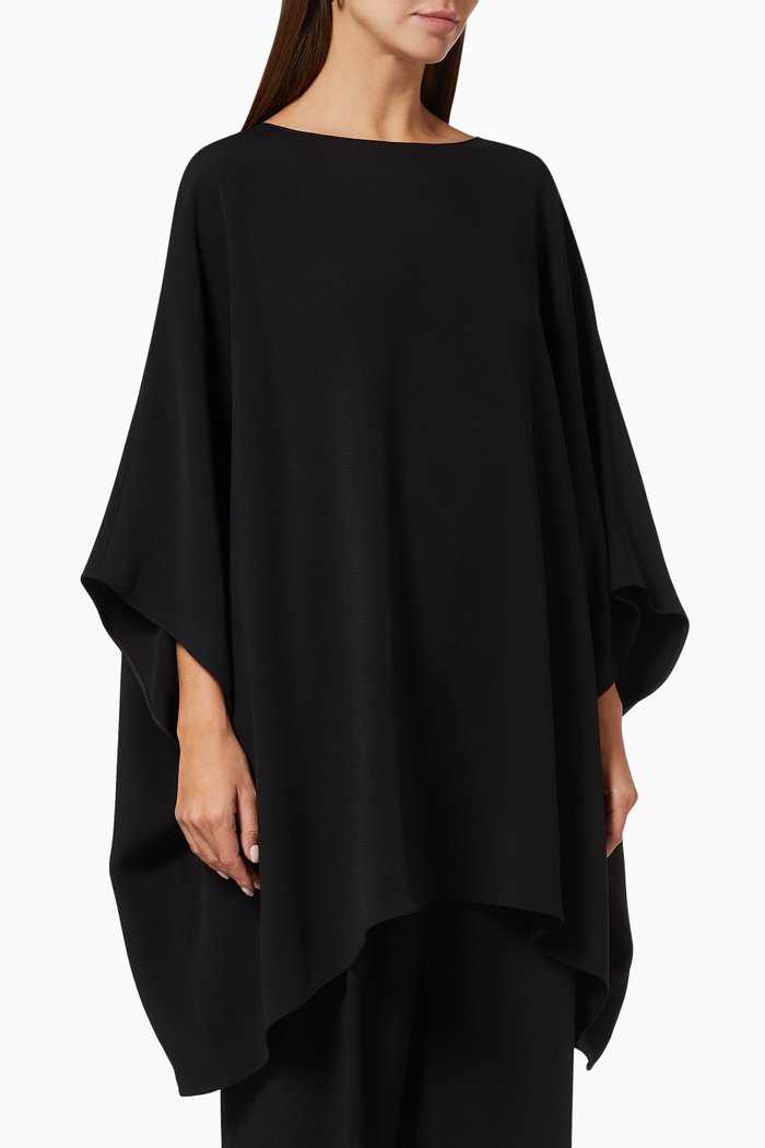

Estela Top in Viscose Cady, Black