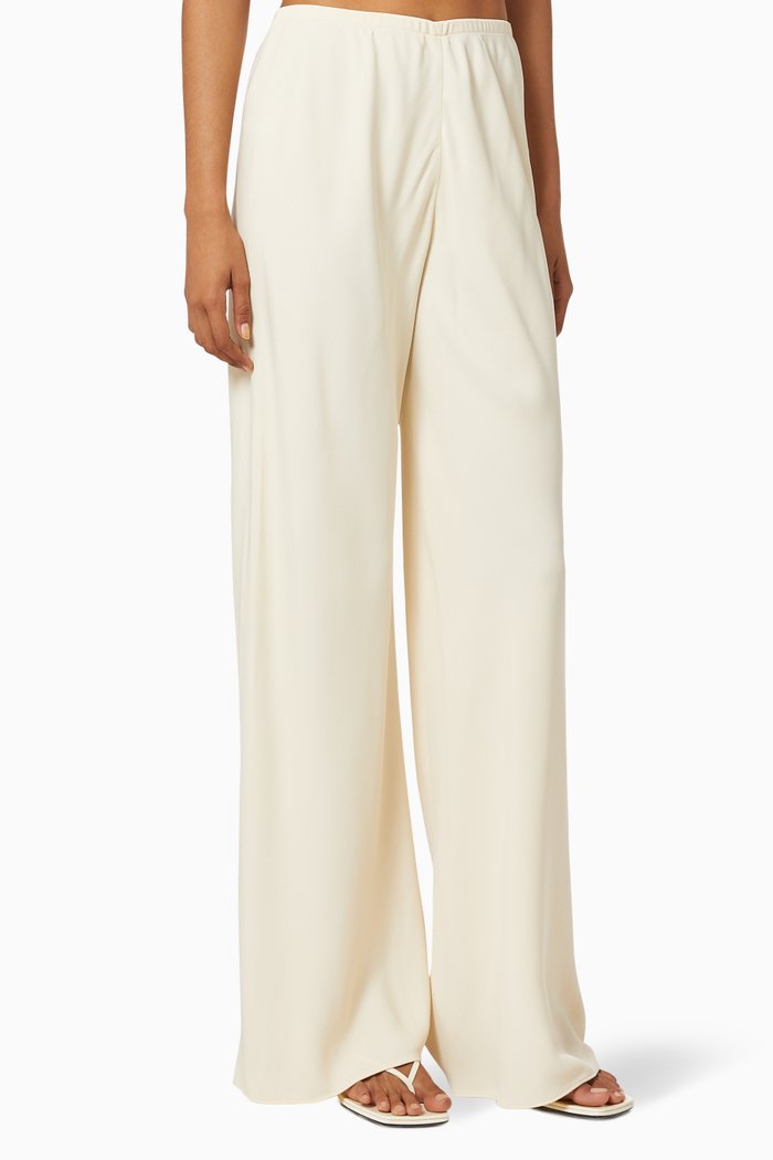 

Gala Pants in Viscose Cady, Neutral