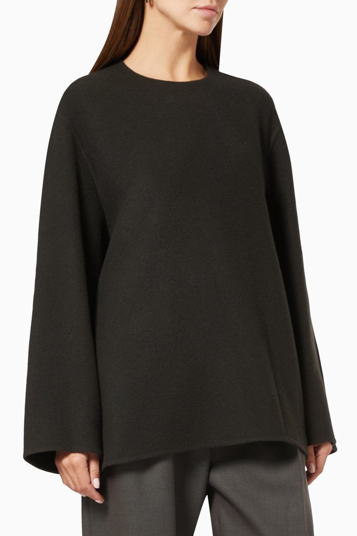 

Tamar Top in Brushed Cashmere, Green