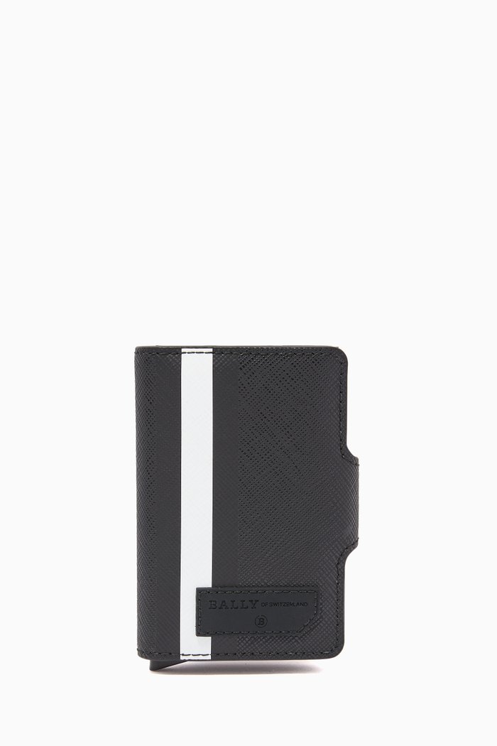 

Bur Wallet in Coated Canvas, Black