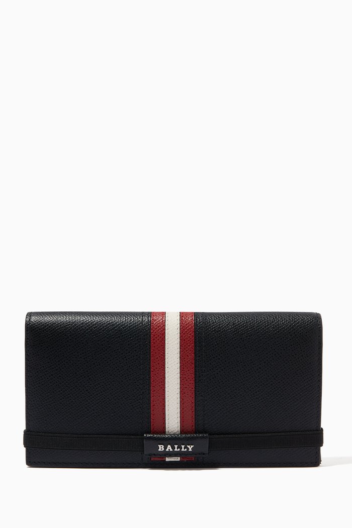 

Tayn Continental Wallet in Leather, Black