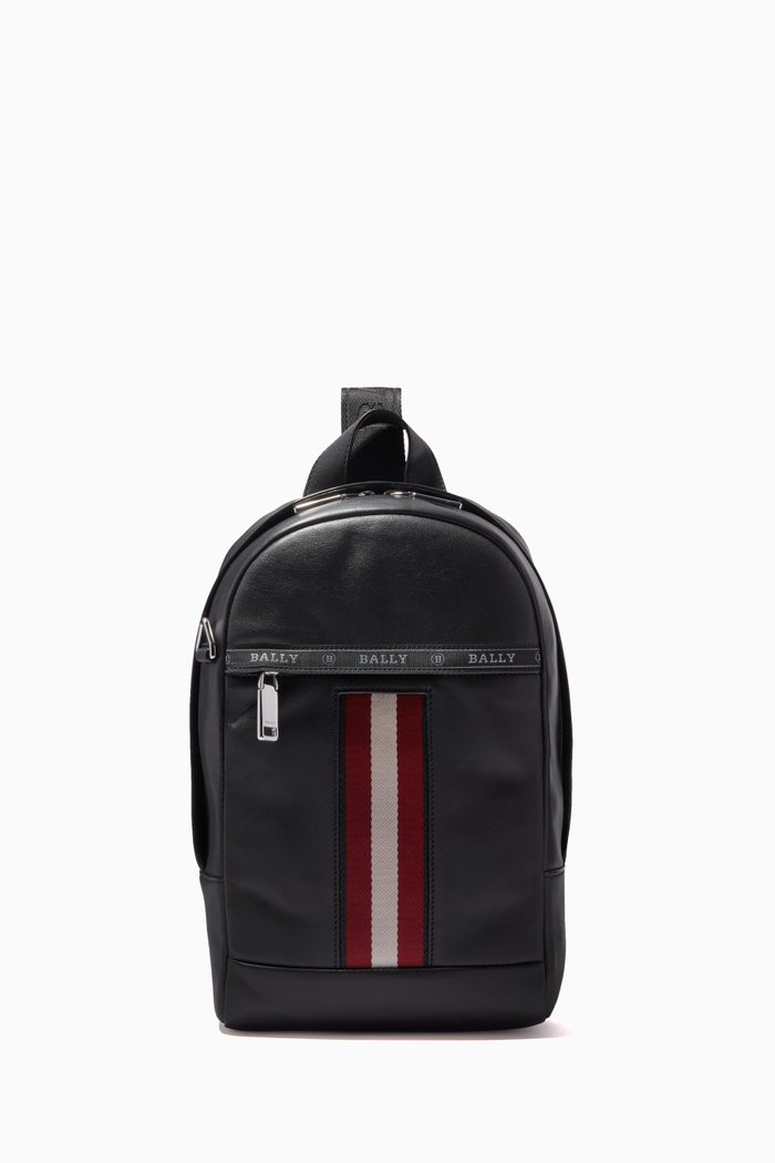 

Hari Sling Bag in Leather, Black