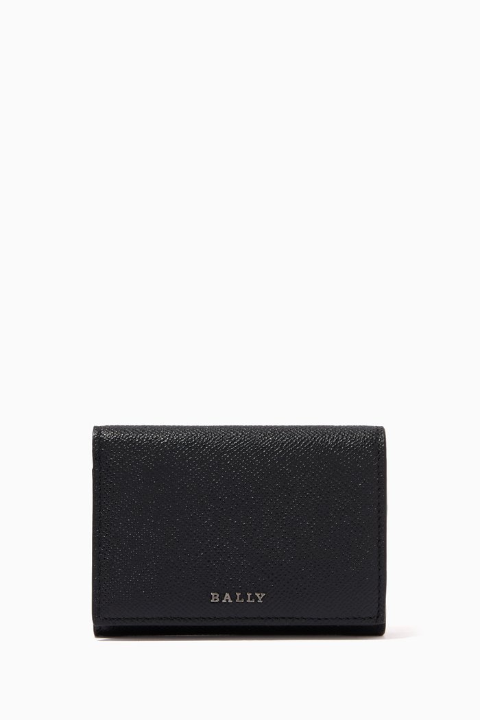 

Berton Bifold Wallet in Leather, Black