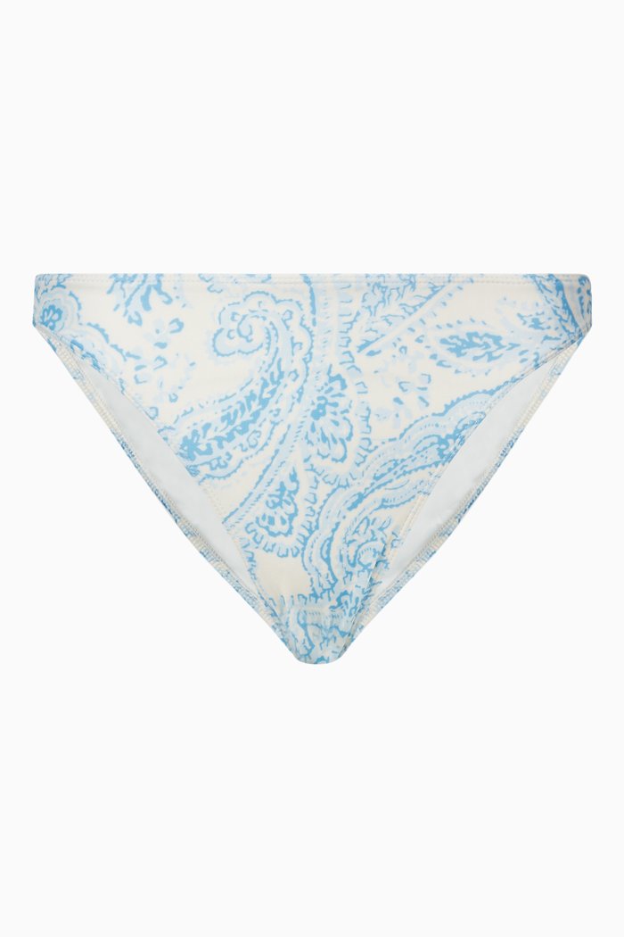 Palmero Bottoms in Stretch Recycled Nylon, Blue