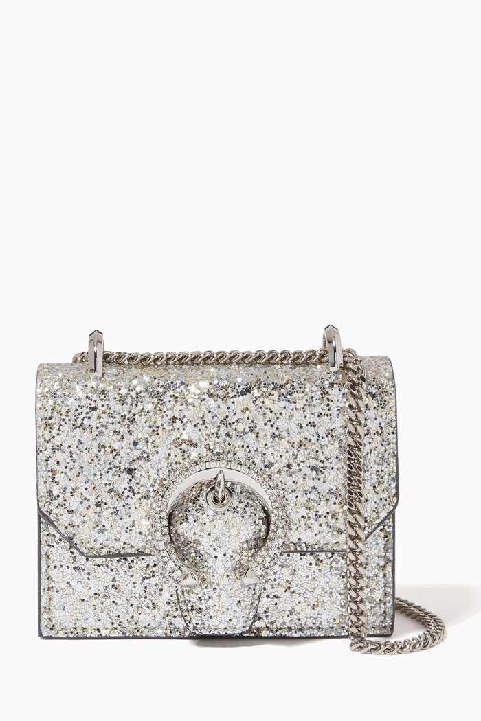 

Mini Paris Bag in Coarse Glitter, Metallic
