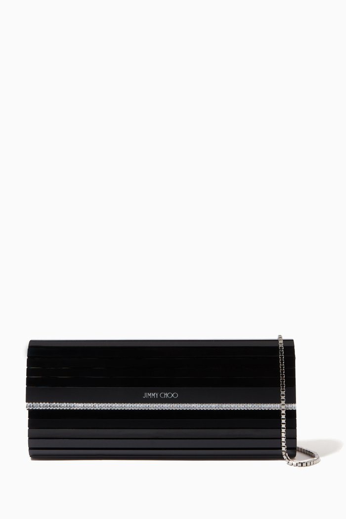 

Sweetie Clutch Bag in Acrylic, Black