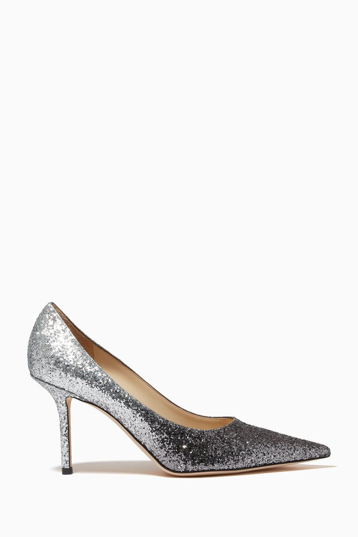 

Love 85 Pumps in Coarse Glitter, Silver