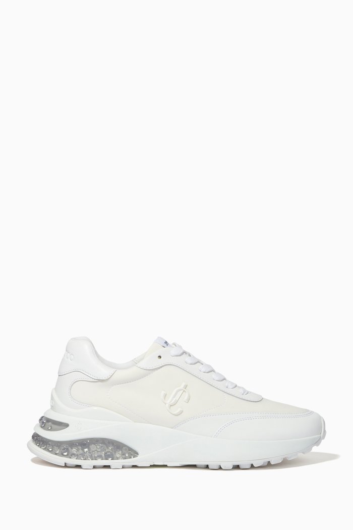 

Memphis Sneakers in Neoprene & Leather, White