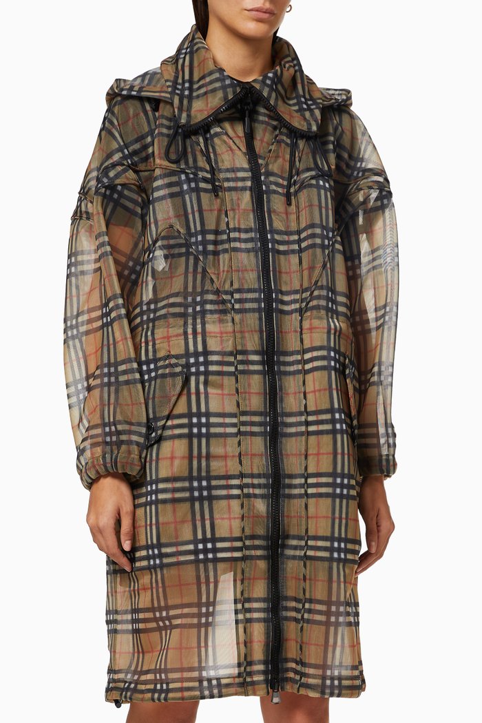 

Parka in Vintage Check Mesh, Neutral