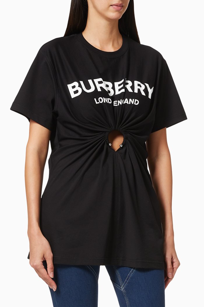 

Logo T-shirt in Cotton, Black
