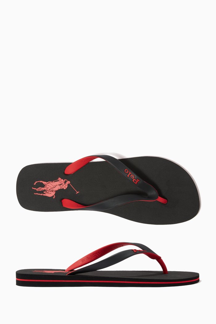 

Bolt Flip Flops in Rubber, Black