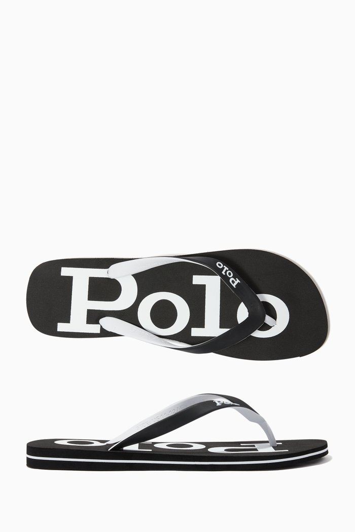 

Bolt Flip Flops in Rubber, Black