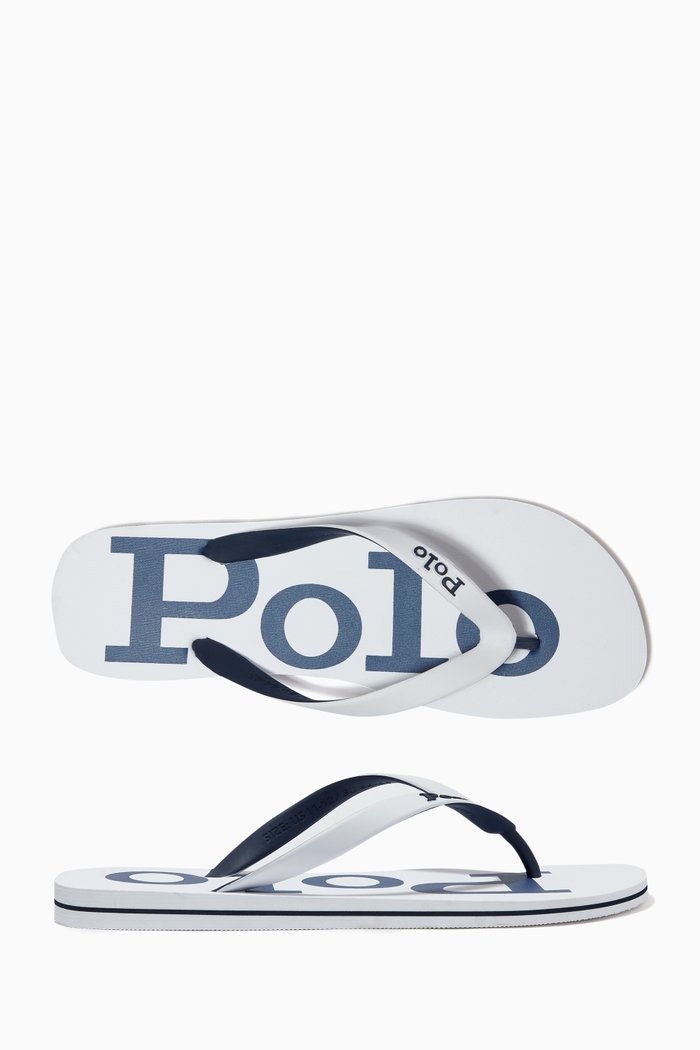 

Bolt Flip Flops in Rubber, White