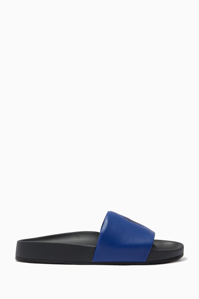 Cayson Polo Slides in Polyurethane, Blue