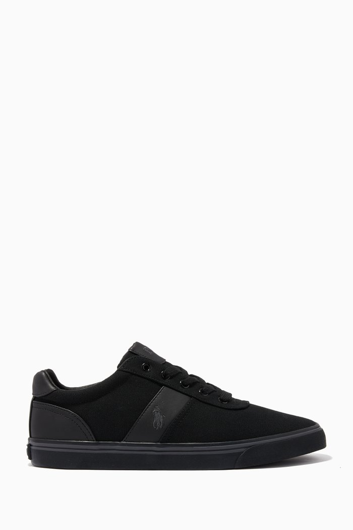 Hanford Sneakers in Canvas, Black