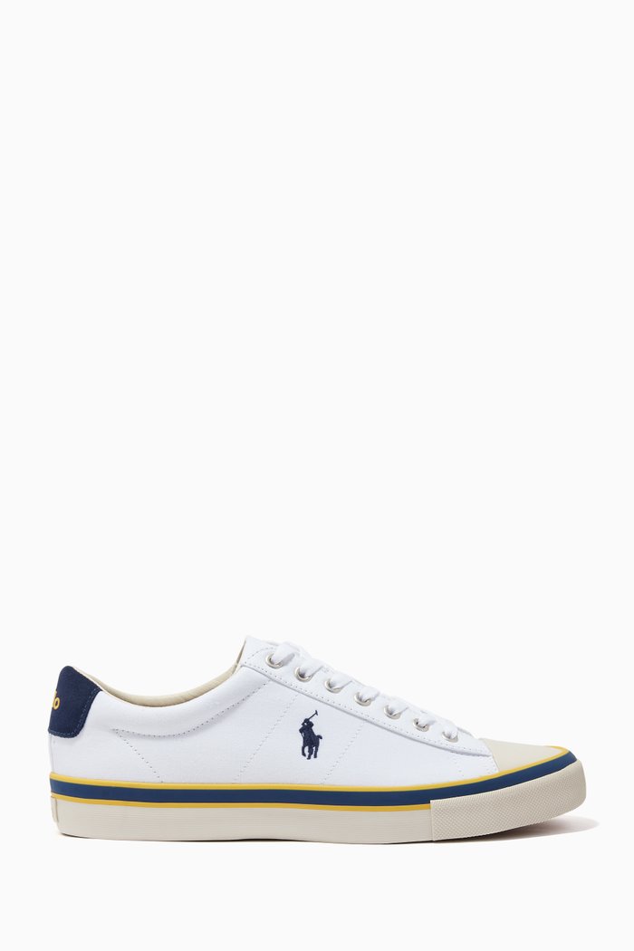 

Sayer Sneakers in Recycled Canvas, White
