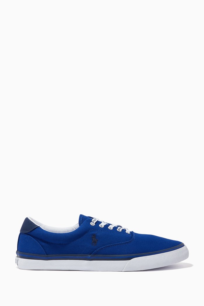 

Thorton Sneakers in Recycled Canvas, Blue