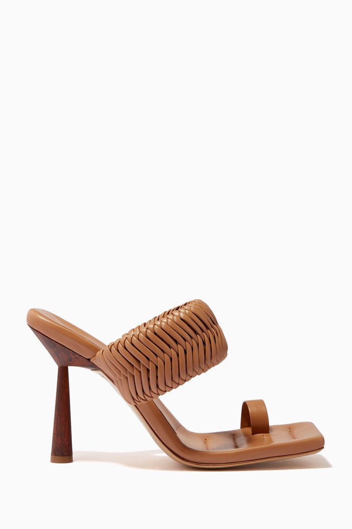 

x RHW Rosie 1 105 Mules in Leather, Neutral