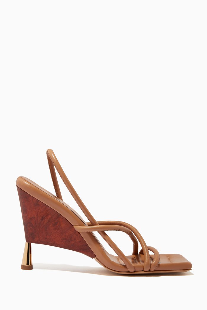 

x RHW Rosie 2 105 Strappy Sandals in Leather, Neutral