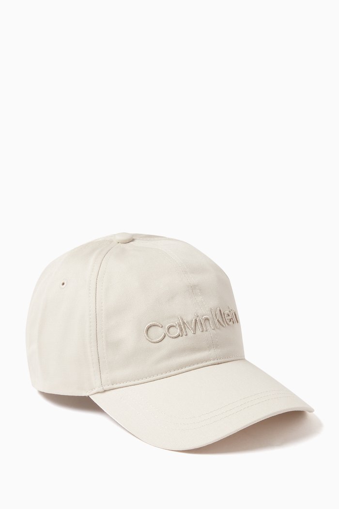 

Embroidered Logo Cap in Cotton Twill, Neutral