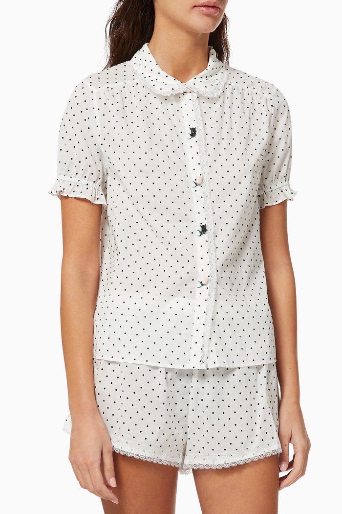 

Lovie Top in Cotton, White