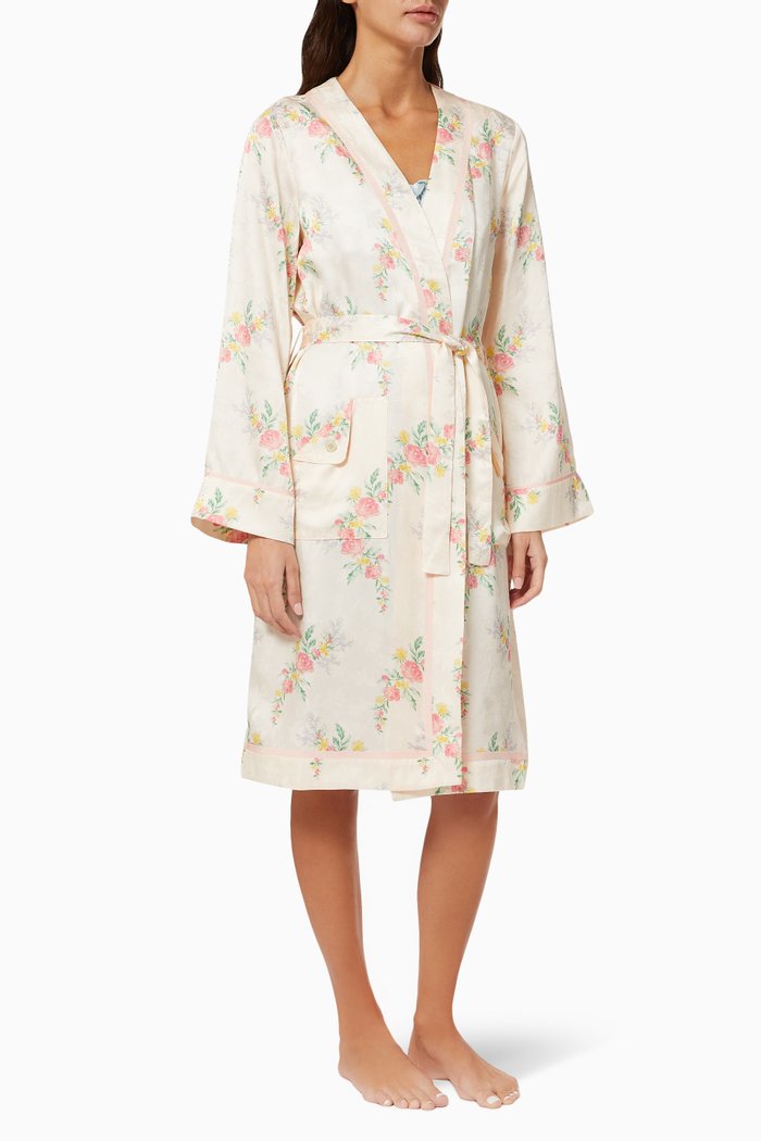 

Ophelia Robe in Silk, Pink