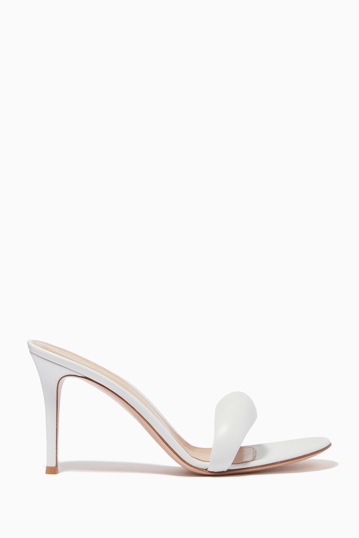 

Bijoux 85 Mules in Nappa, White