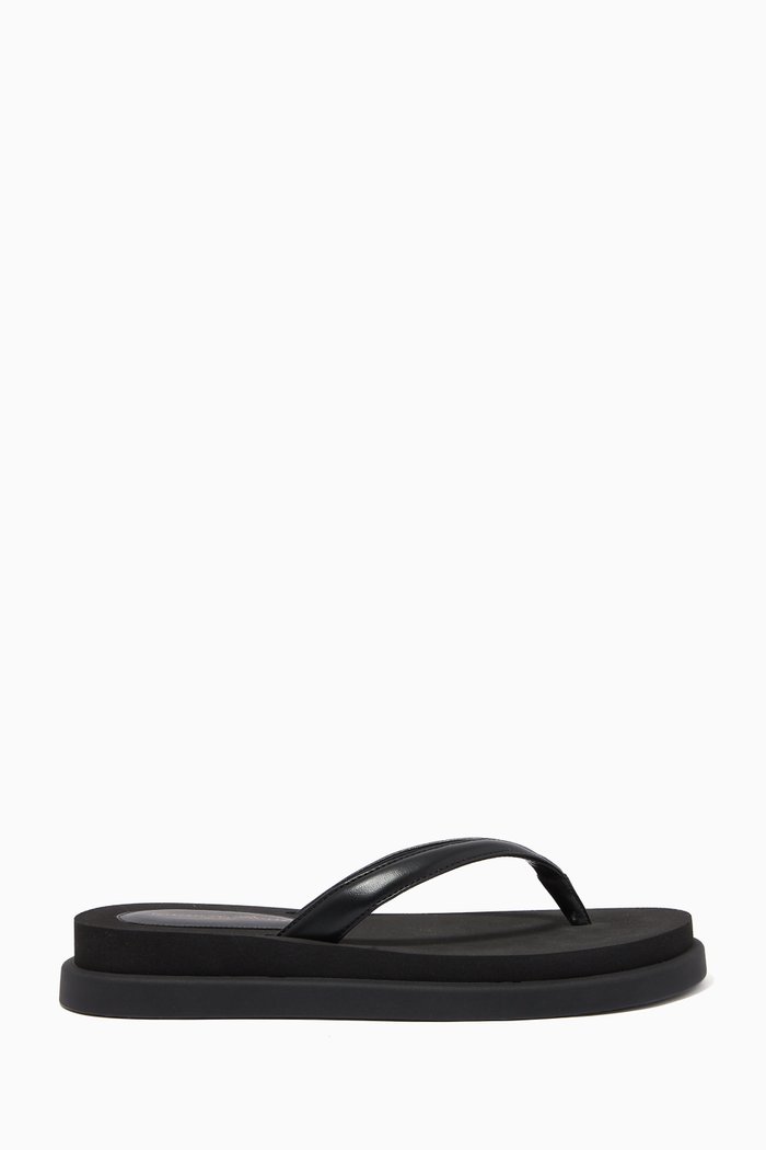 

Flip Flop Thongs in Nappa, Black