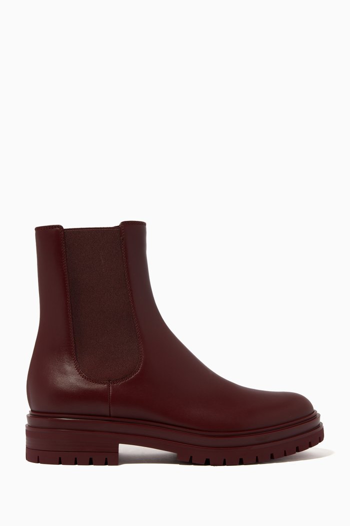 

Chester Boots in Leather, Burgundy