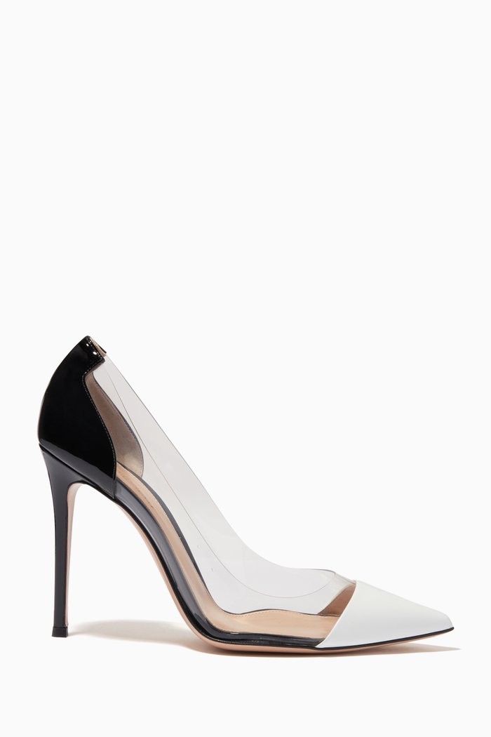 

Plexi 105 Pumps in Patent Leather, White