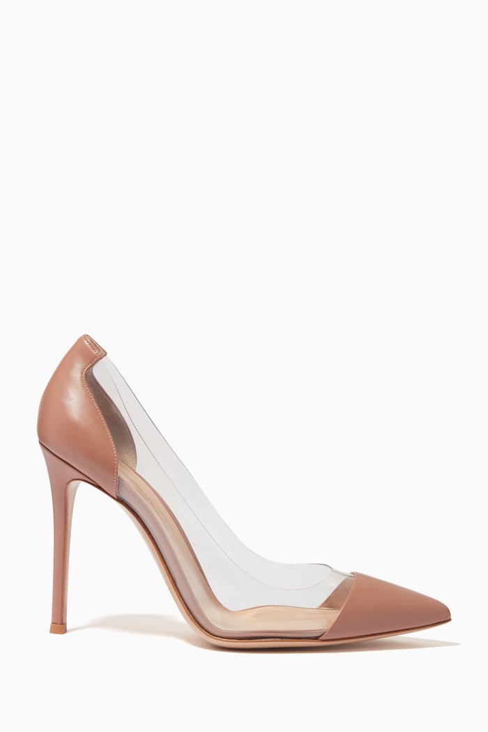 

Plexi 105 Pumps in Nappa, Neutral