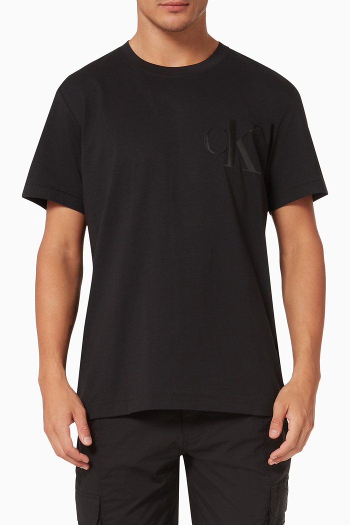 

Back Logo T-shirt in Organic Jersey, Black