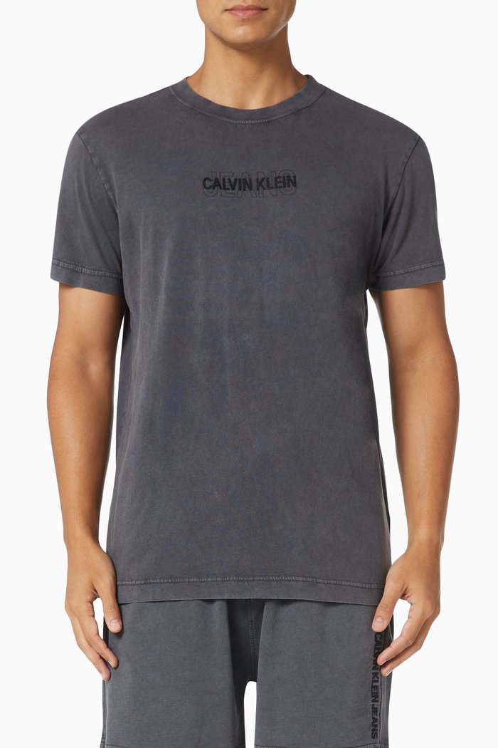 

Logo T-shirt in Organic Jersey, Grey