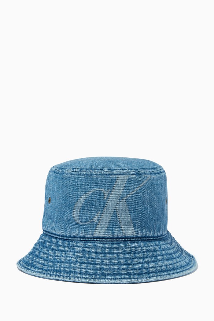 

Bucket Hat in Denim, Blue