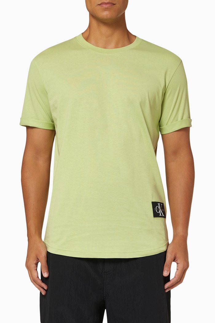

Badge T-shirt in Organic Jersey, Green