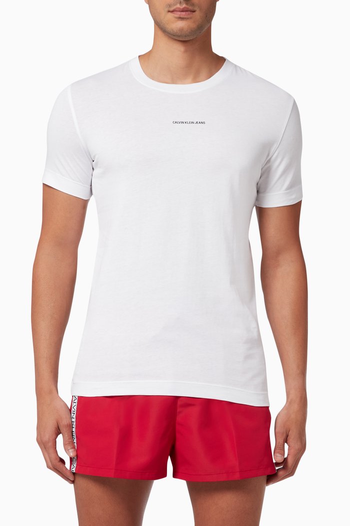 

Basics T-shirt in Organic Cotton, White