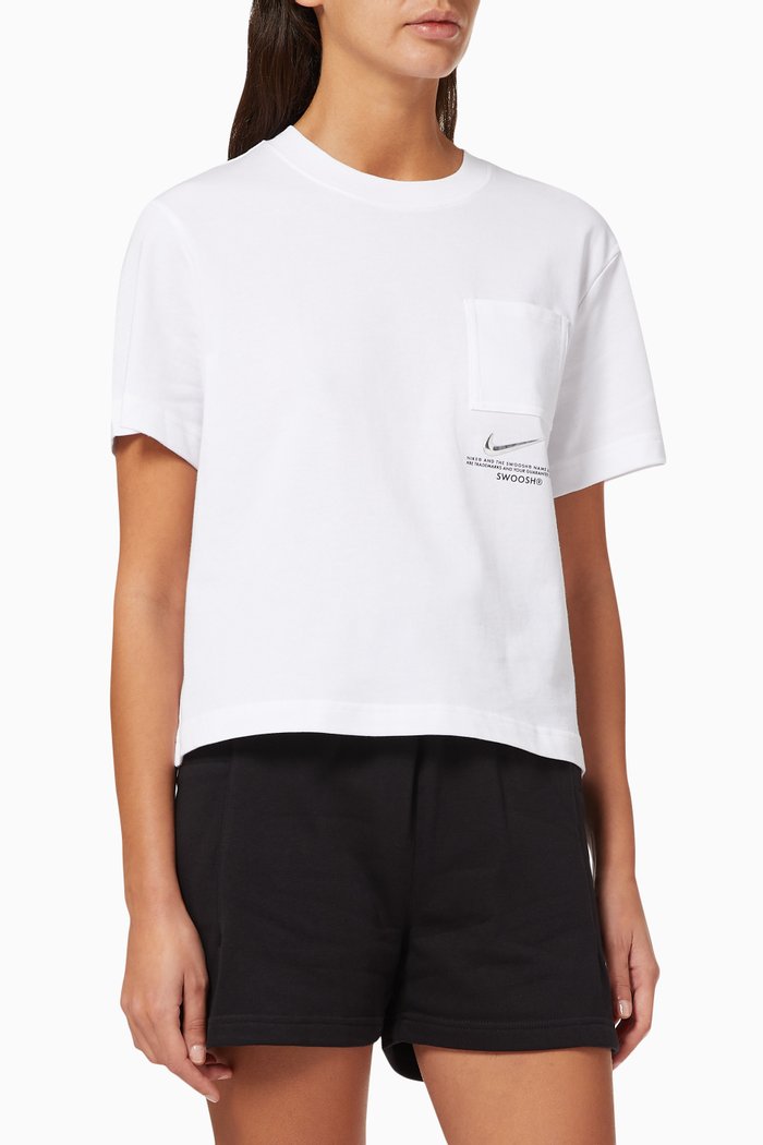 

Sportswear Swoosh Top, White
